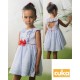 Cuka Verano Vestido niña Indira Gandhi Volante en Cuello