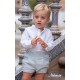 Nekenia Summer Boy Cremony White and Light Blue Set