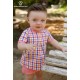 DBB Collection Summer Baby Boy Corale Set Small Squares