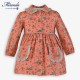 Miranda Winter Girl Corale Dress Raccoons