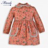 Miranda Invierno Vestido niña Coral Mapaches