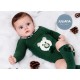 Juliana Winter Baby Boy Dark Green Romper Sinfonia