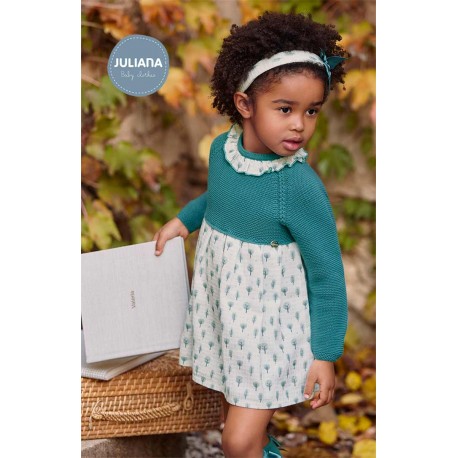 Juliana Winter Baby Girl Green Dress Oda