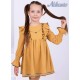 Nekenia Invierno Vestido niña Bambula Mostaza