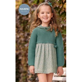 Juliana Winter Baby Girl Green Dress Verso