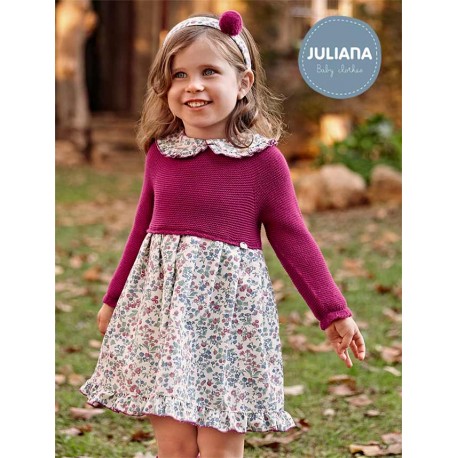 Juliana Winter Baby Girl Purple Dress Ritmo