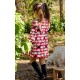 Jose Varon Winter Baby Girl Fuchsia Dress Sheeps