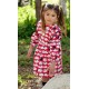 José Varón Invierno Vestido niña Fucsia Ovejas