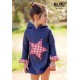 José Varón Invierno Vestido niña Felpa Azul Estrella