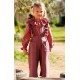 Jose Varon Winter Girl Purple Trousers with Braces
