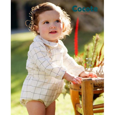 Cocote Winter Baby Boy White Set Squares