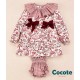 Cocote Invierno Vestido bebé niña Toile de Jouy