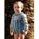 Cocote Invierno Conjunto bebé niño Rayas Azules