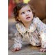 Cocote Winter Baby Girl Printed Dress Diamonds