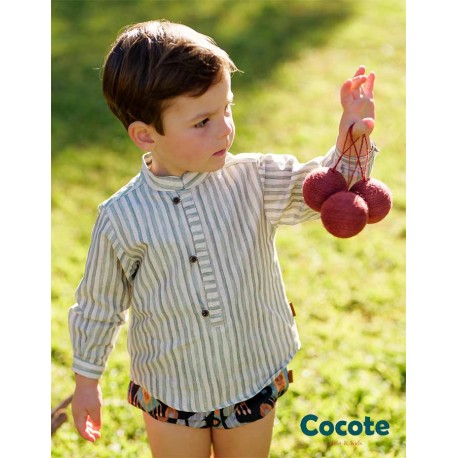 Cocote Winter Baby Boy Ethnical Set Stripes