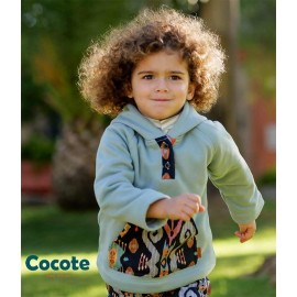 Cocote Invierno Sudadera niño Azul Étnica