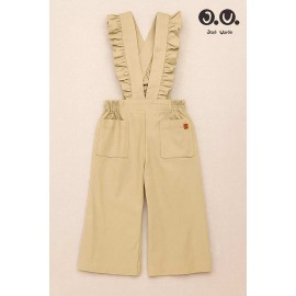 Jose Varon Winter Girl Beige Trousers with Braces