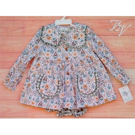 Blanca Valiente Winter Baby Girl Set Sevilla