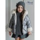 Miranda Invierno Parka niña Acolchada Plata