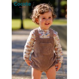 Cocote Invierno Conjunto bebé niño Perritos con Peto