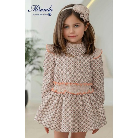 Miranda Winter Girl Dress Diamonds