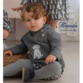 Miranda Winter Baby Gray Boy Dalmatian
