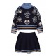 Abel & Lula Winter Girl Tricot Set Eyes