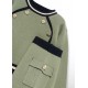 Abel & Lula Winter Girl Green Tricot Set