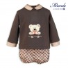 Miranda Invierno Conjunto bebé niño Marrón Osito