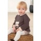Miranda Winter Baby Boy Brown Set Bear