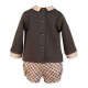 Miranda Invierno Conjunto bebé niño Marrón Osito