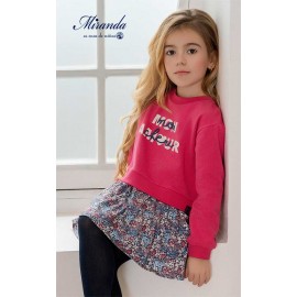 Miranda Invierno Vestido niña Fucsia Liberty