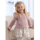 Miranda Invierno Vestido niña Rosa Hadas