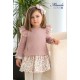 Miranda Invierno Vestido niña Rosa Hadas