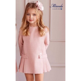 Miranda Winter Girl Soft Pink Dress