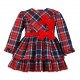 Miranda Invierno Vestido niña Cuadros Doble Lazo