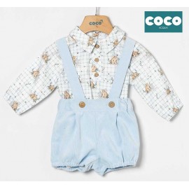 Coco Acqua Invierno Conjunto bebé niño Azul Osos