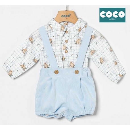 Coco Acqua Invierno Conjunto bebé niño Azul Osos