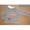 César Blanco Invierno Jersey bebé Rabbit Gris