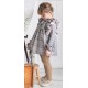 Coco Acqua Winter Girl Squared Dress with Tie