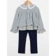 Coco Acqua Invierno Conjunto niña Azul y Denim