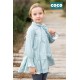 Coco Acqua Invierno Vestido niña Verde Agua Rombitos