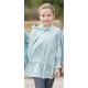 Coco Acqua Winter Girl Water Green Dress Small Diamonds
