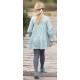 Coco Acqua Invierno Vestido niña Verde Agua Rombitos