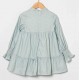 Coco Acqua Invierno Vestido niña Verde Agua Rombitos