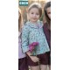 Coco Acqua Invierno Conjunto niña Flores con Short Vino