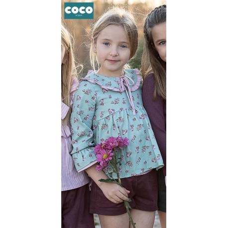 Coco Acqua Winter Girl Green and Wine Set Flowers