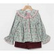 Coco Acqua Invierno Conjunto niña Flores con Short Vino