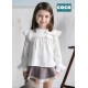 Coco Acqua Invierno Conjunto niña Blanco y Chocolate