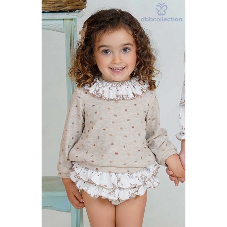 DBB Collection Winter Baby Girl Set Leaves